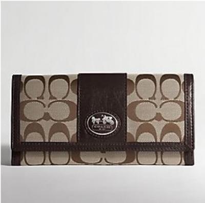 Coach Wallets - 44001 coffee/apricot